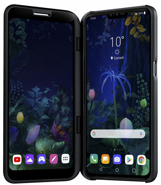 Смартфон LG V50 ThinQ 5G представлен официально: Snapdragon 855, модем 5G Qualcomm X50 и... эмуляция складной модели (обновлено: добавлены живые фото)